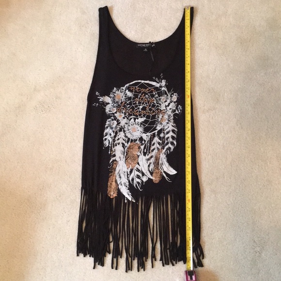 Living Doll Fringe Hem Tank - Picture 4 of 8